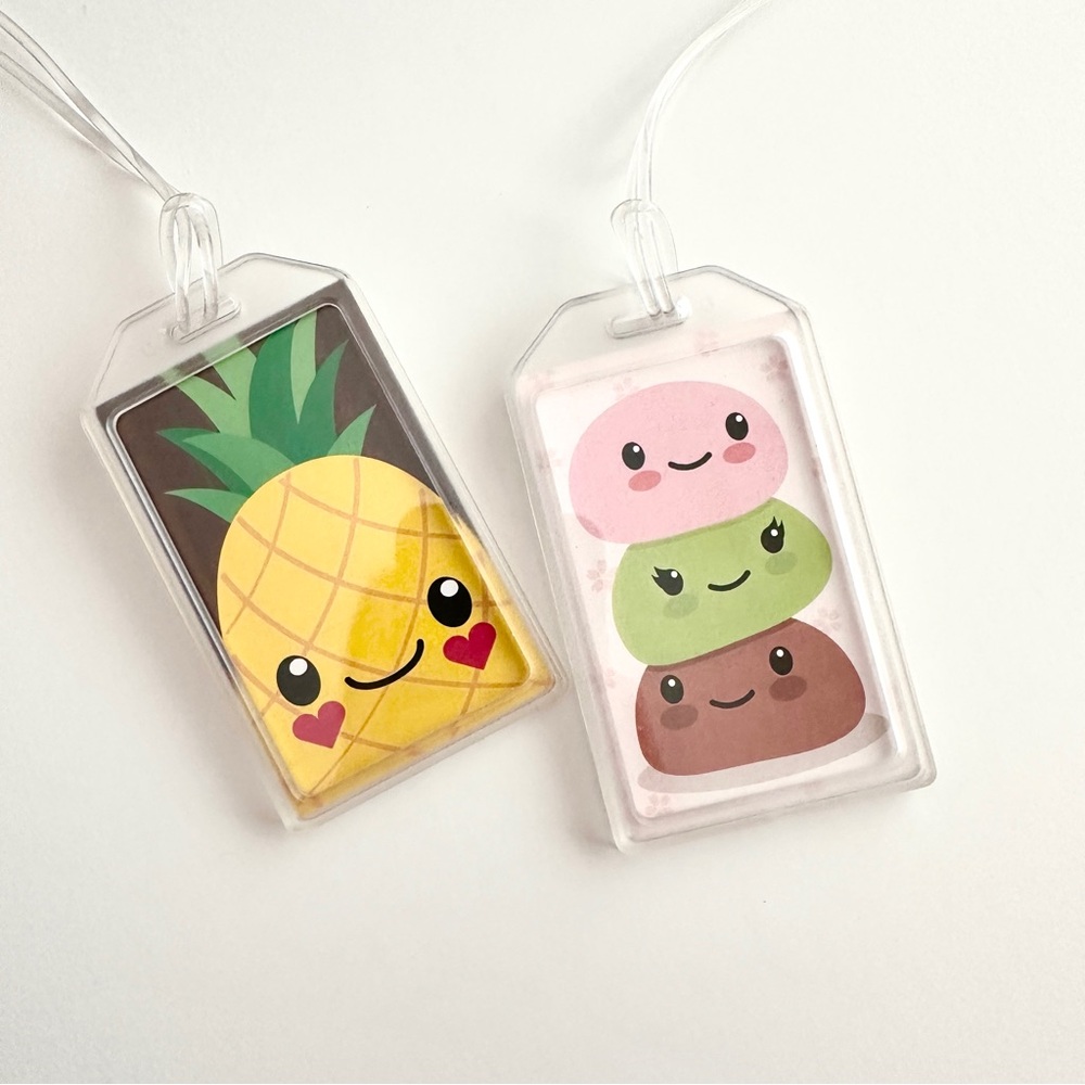 💥5/$15 Lot of 2 NWOT Tiny Hearts Luggage Tags